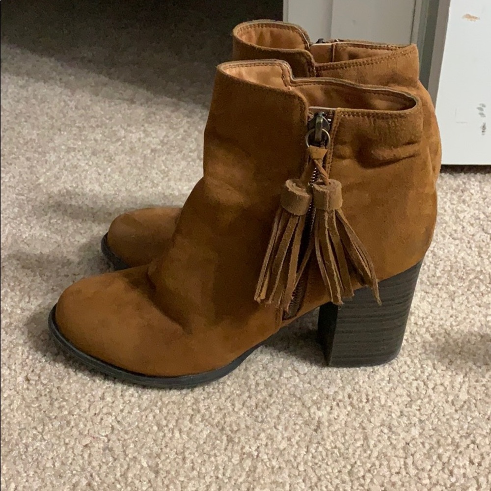 Suede Booties
